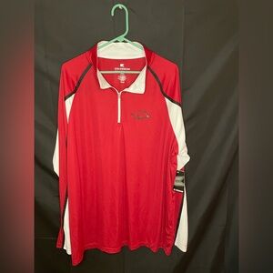 Colosseum Arkansas Razorbacks  Quarter Zip Pullover Men's sz XXL New With Tags